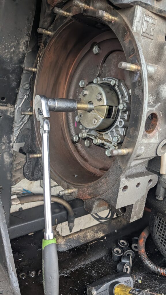 rear engne seal service