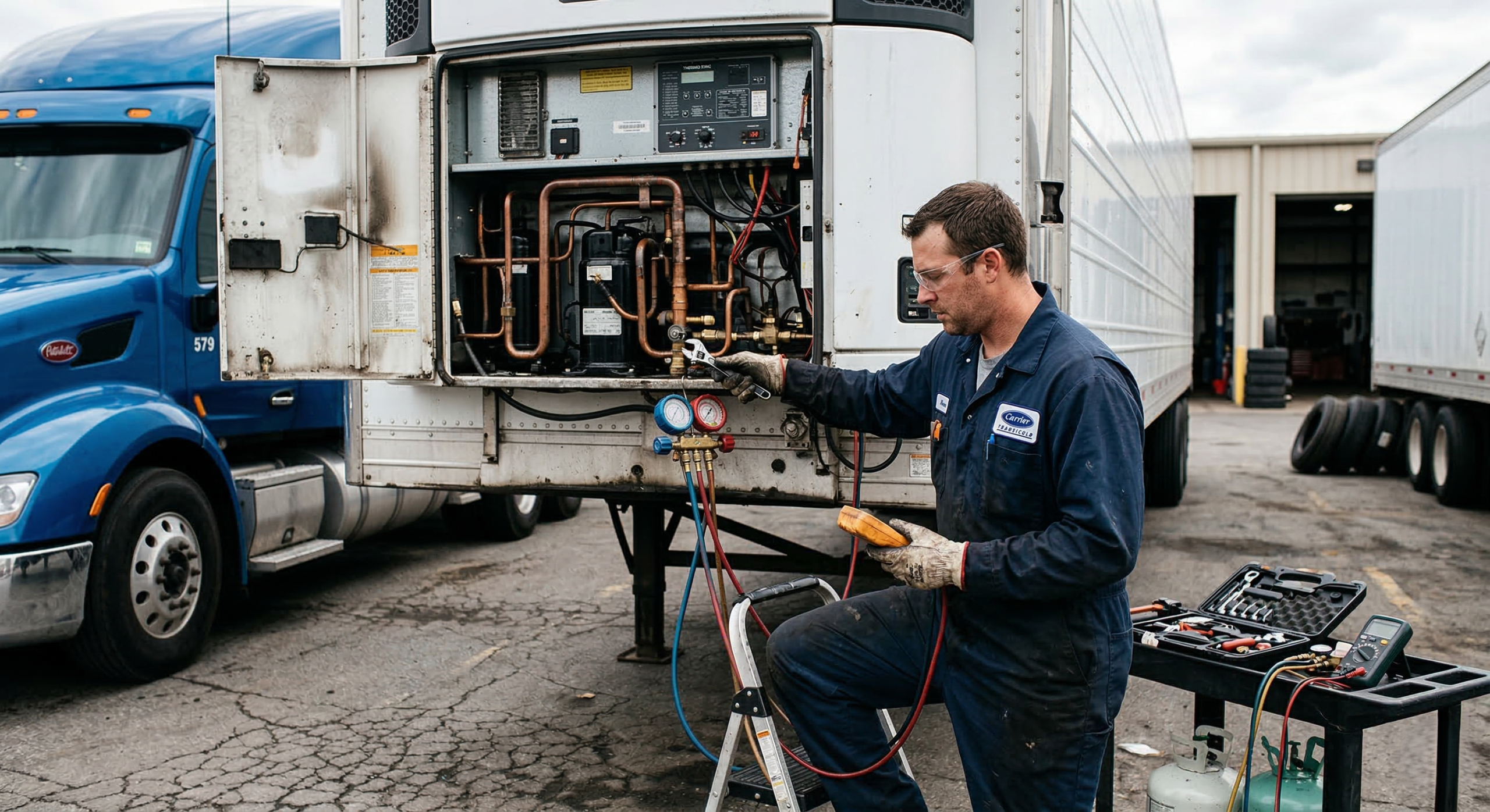reefer refrigeration carrier thermo king service